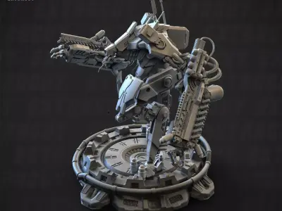 D9 Shrimp Stomper 150mm Poseable Set 3D print model