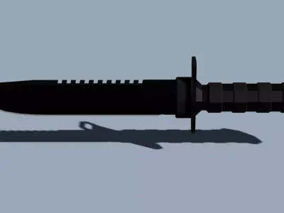 CUCHILLO DE SUPERVIVENCIA LOW POLY Free low-poly 3D model