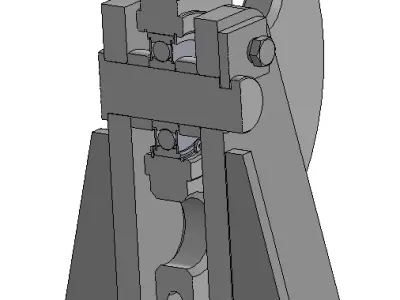 Rope Pulley 284x12mm Free 3D model