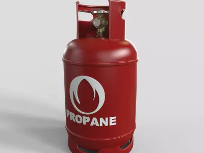 Gas Bottle 3D model