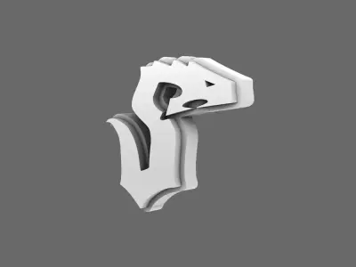 Void Serpents DV04 Shoulder Symbols RIGHT 3D print model