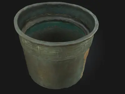 Antique Bronze Vessel  Echoes of a Forgotten Civilization 3D model