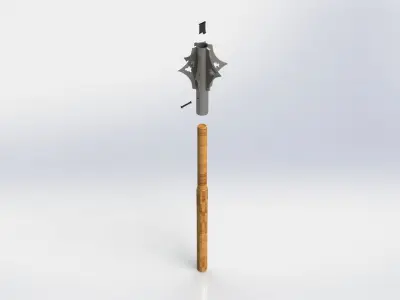 WG 7013 - Mace v2 Low-poly 3D model