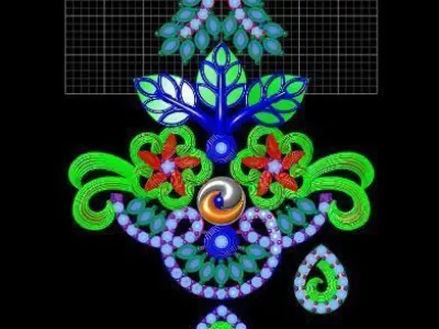 Antique Necklace  3D print model