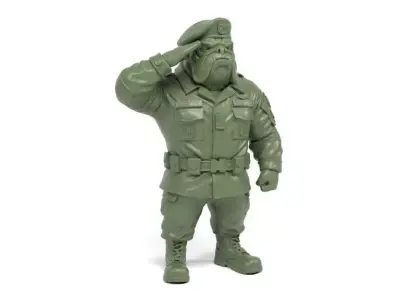 Military Bulldog 3D print model
