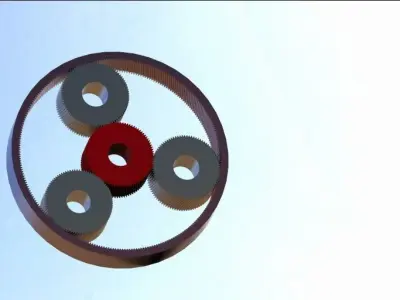 planetary 3D model