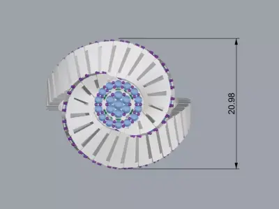 antique ring  3D print model