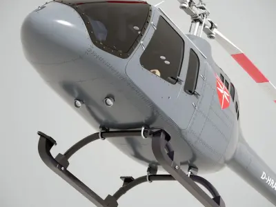 Bell 505 Jet Ranger X 3D model