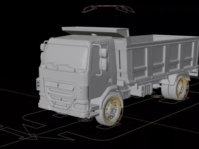 Kenworth K370 Dump Truck 3D model