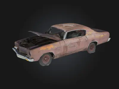 Rusty Classic Revival  Timeworn Charm Meets Timeless Design 3D model