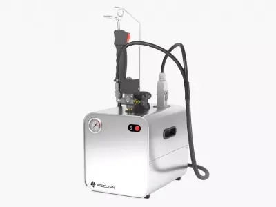 Steam Cleaner Low-poly 3D model buy