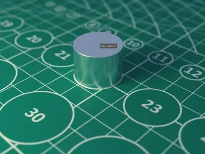 Cutter Mat Low-poly 3D model