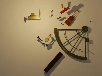 Pro - Objet Deco Sextant2 3D model