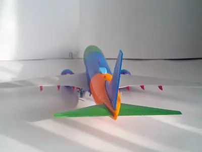 181213 Model kit Boeing 737-700 Sharklet Down 3D print model