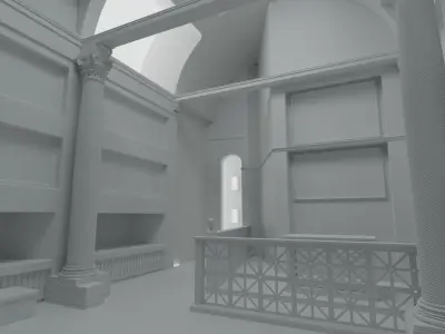Rome Catacombs Cubicula 3D model