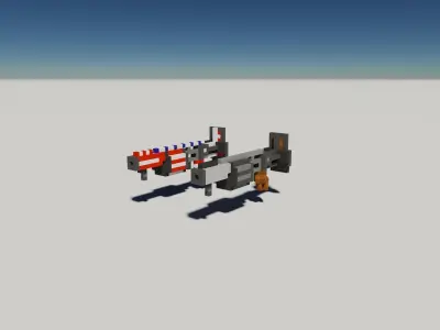 Grenade launcher Free low-poly 3D model purchase
