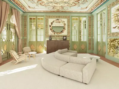 Apartment Interior Scene 3D model