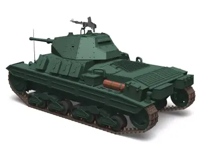 Carro Armato P40 3D model
