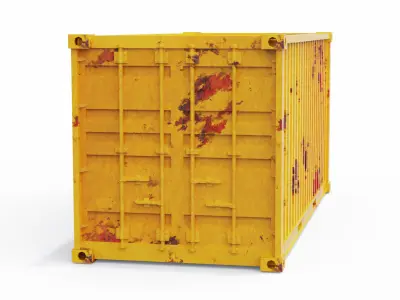 Container 3D shipping 3D model