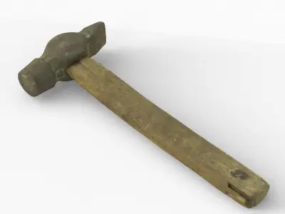 Hammer High Poly 3D model