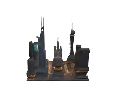 SciFi Art 3D model