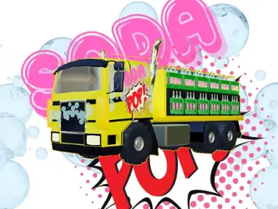 The Soda Pop Truck 3D print model