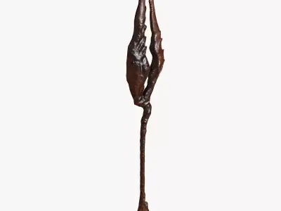 Battle spear for Alien Invader Low-poly 3D model