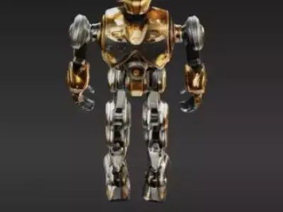 Industrial Robot Machine Mechanical Equipment 3D Model 3D model