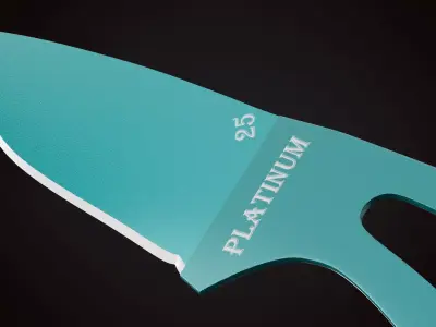 Knife 1 I Low-poly 3D model