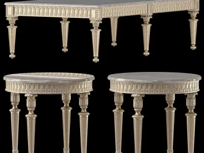 roberto giovannini coffee table art 1428 3D model