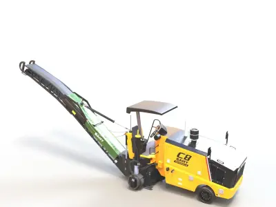  Asphalt Milling Machine 2 3D model