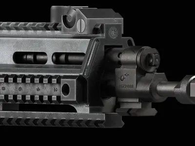 Bren CZ 805 A1 A2 Low-poly 3D model Low-poly 3D model