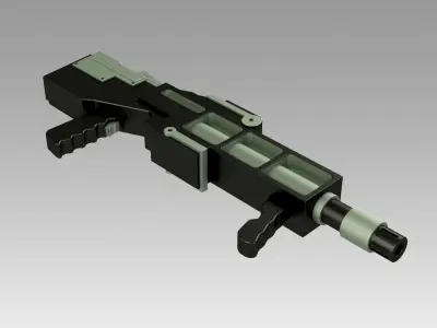 Star Trek Enterprise Alien Containment Flamethrower Extinction  3D model