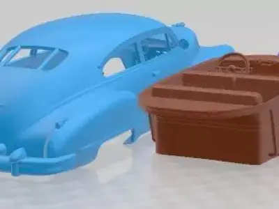 Cadillac 62 Sedanette 1947 Printable Car 3D print model