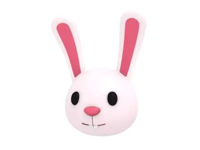 Rabbit Head 3D model