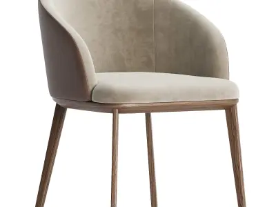 TARANTO dining chair set 3D model