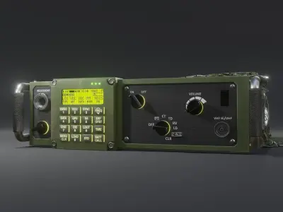 Military Radio 3D model
