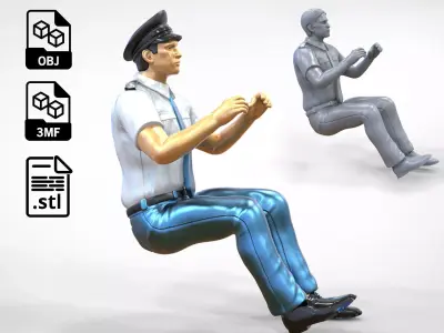 N2 Truck or Bus Driver 3D print model