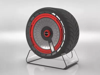 Custom Drift Wheels 3d model 3D model