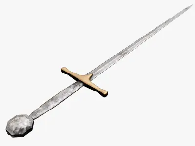 Medieval weapons Low-poly 3D model order