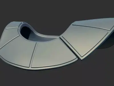 Animated Clone Commando Pauldron STL set 3D print model