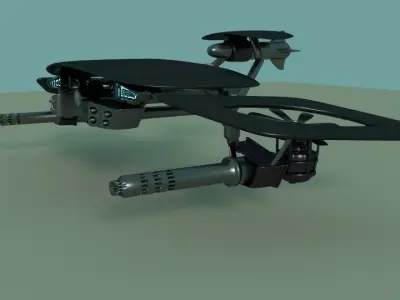 drone 3D model 9