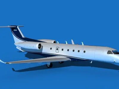 Embraer Legacy 500 V05 3D model