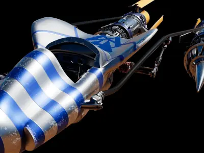 Anakin Skywalker Podracer 3D model