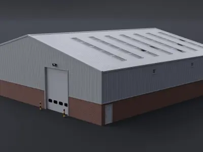 Warehouse 11 Free low-poly 3D model
