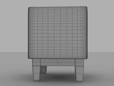 Princess Slipper Chair Free 3D model