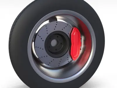 Mercedes G Class Wheel Full 3D model