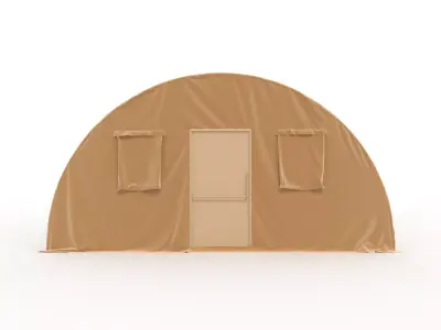 Military Tent 02 3D model