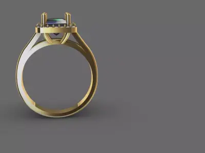 engagement ring 3D model purchase
