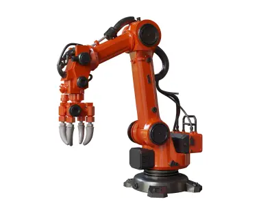 Industrial Robotic Arms Collection 3D model